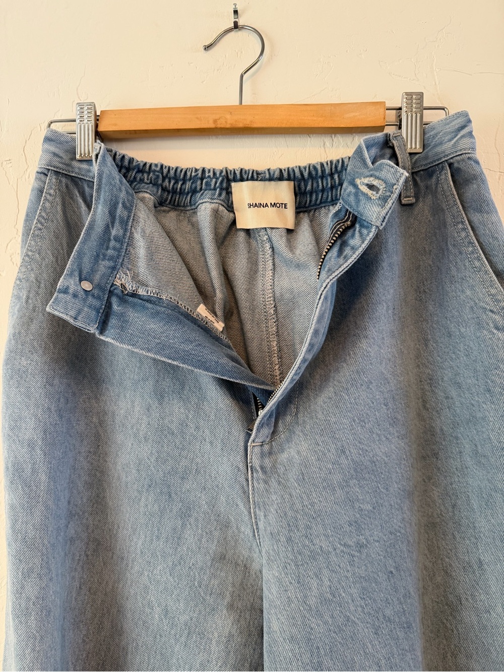 Shaina Mote Carpenter Light Blue Denim Jeans Women L